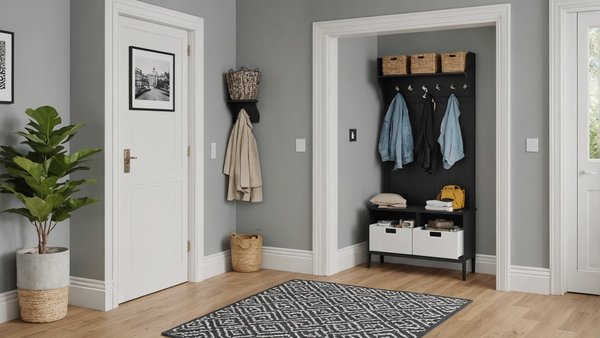 Quelle est la solution de rangement la plus astucieuse pour une entrée très étroite?