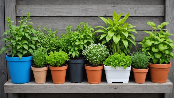 Comment réaliser un jardin d'herbes médicinales en pots pour les petites surfaces ?