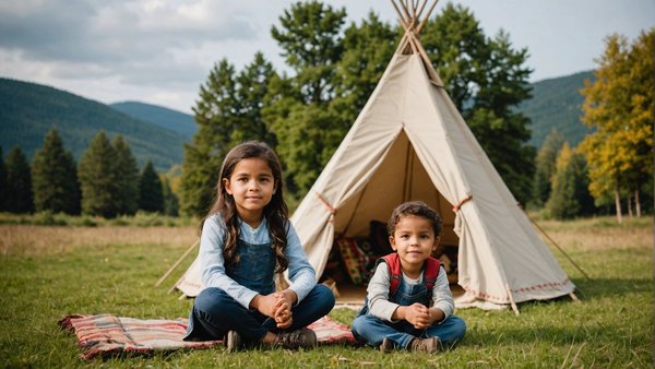 Explorez l'univers créatif des tipis pour enfants