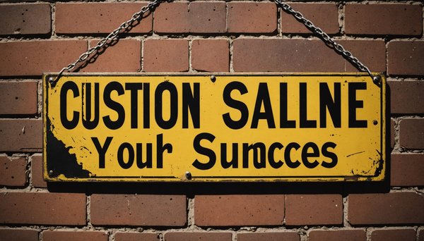 Panneaux personnalisés à vendre : augmentez vos chances de succès